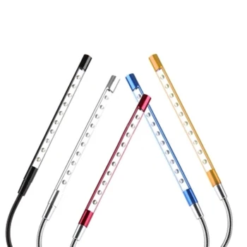 

10 LED USB Keyboard Light Night Flexible Lamp for Reading Notebook Laptop