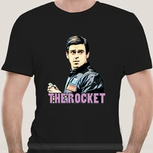 Rocket Ronnie O #039 Sullivan T shirt ronnie osullivan 147 146 snooker uk londyn gracz rakieta tanie tanio CASUAL SHORT CN (pochodzenie) COTTON Cztery pory roku Na co dzień Z okrągłym kołnierzykiem tops Z KRÓTKIM RĘKAWEM
