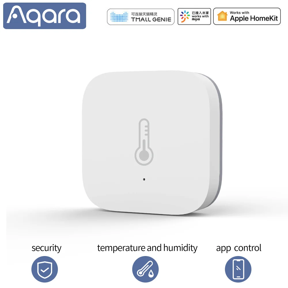 Aqara wifi термостат умный датчик температуры давление воздуха Температура Влажность Приложение датчик zigbee для xiaomi умный дом