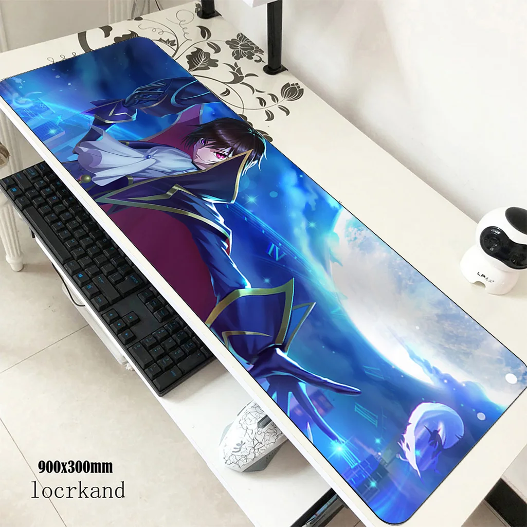 Код Geass коврики 900x300x3 мм гелевый игровой коврик для мыши Клавиатура коврик для мыши профессиональный ноутбук аксессуары для геймеров коврик для мыши