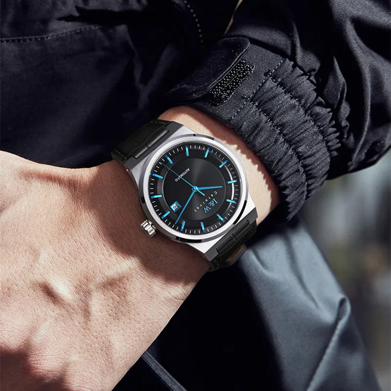 Relogio Masculino CARNIVAL Brand Mechanical Watch For Men Luxury Automatic Business Watches 50M Waterproof Sapphire Clock Reloj