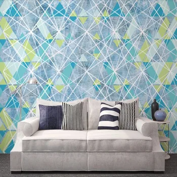 

milofi custom large wallpaper mural 3D geometric line marble background wallpaper mural