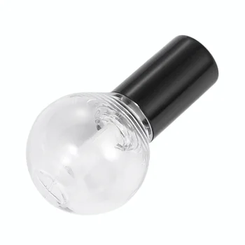 

10PCS Lip Gloss Bottle Mini Lip Tube Ball Shape Tube Lip Glaze Containers Separate Plastic Lipstick Bottle for Women (Transparen