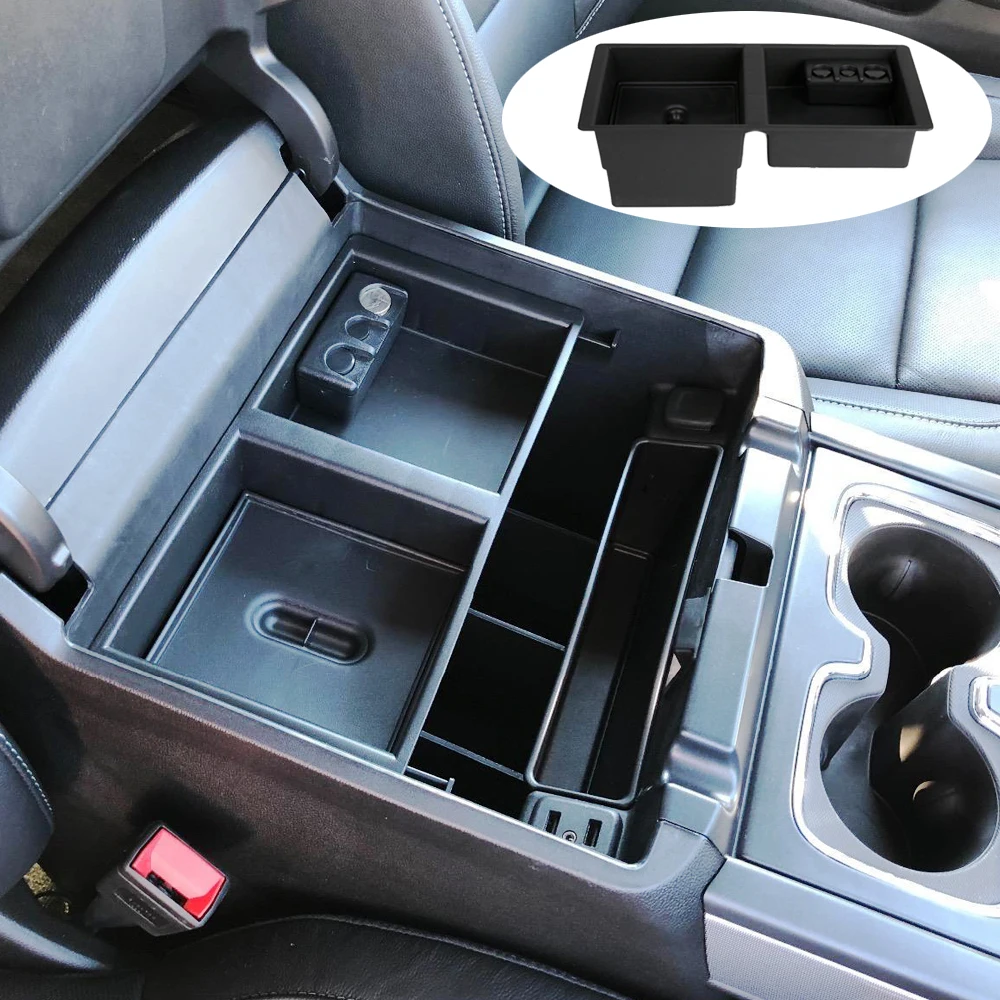 Armrest Secondary Glove Box For Chevrolet Silverado 1500 2500 3500 Tahoe Suburban GMC Yukon Sierra- Center Console - Название цвета: AB026