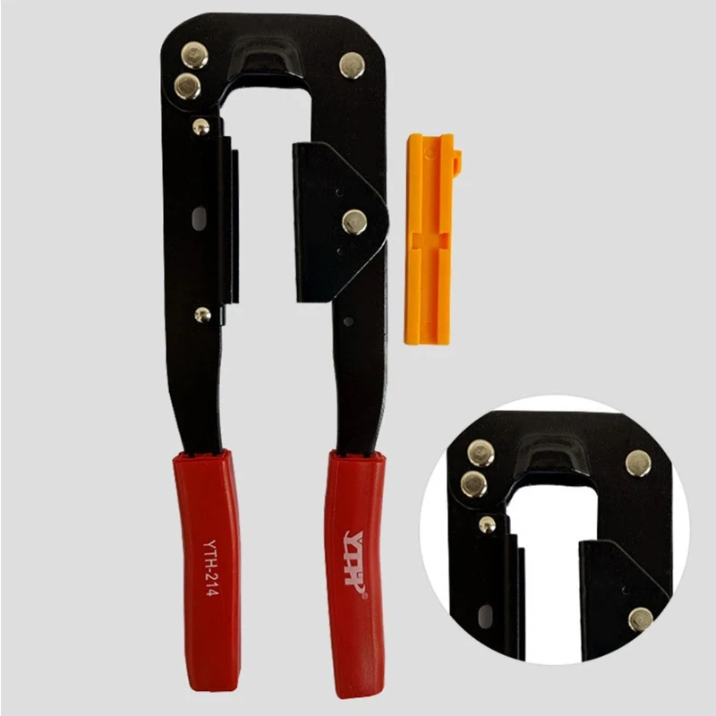 IDC Crimp Tool for Flat Ribbon Cable IDC Connectors Ratchet Type Terminal Crimping Pliers R7UB crimping tool crimping tools
