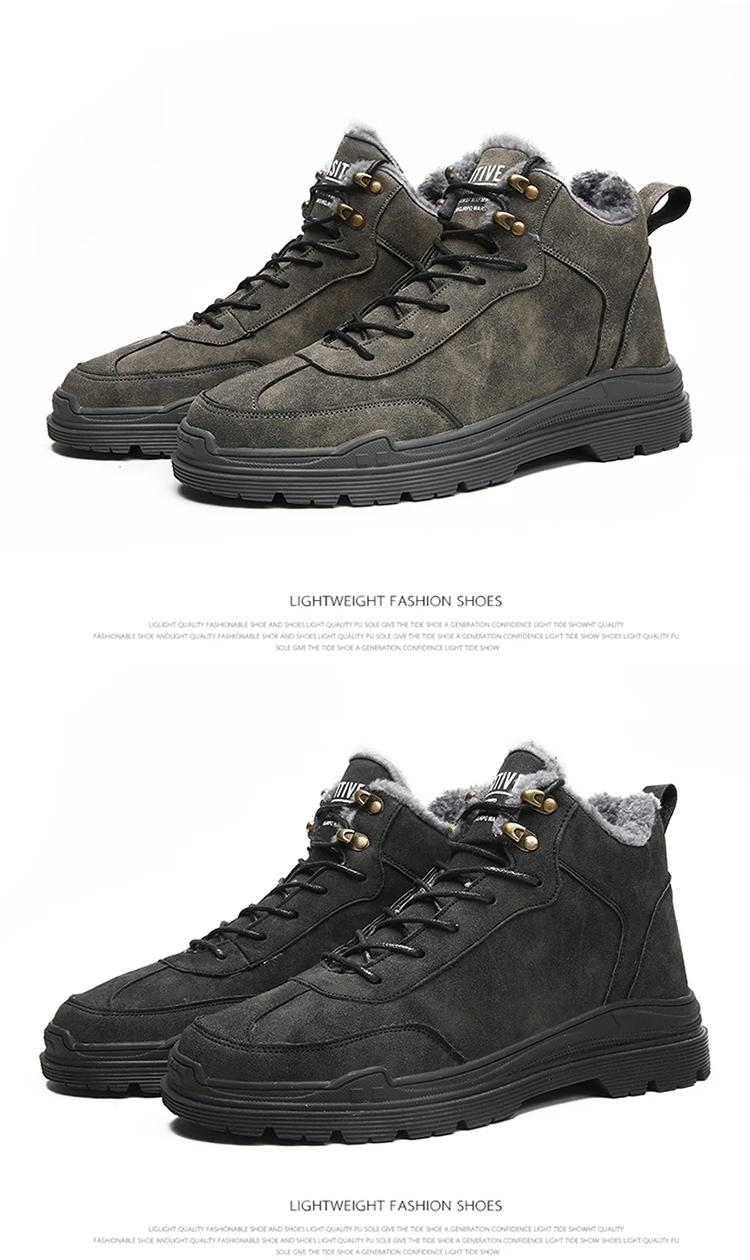 Men Tactical Boots Winter Leather Special Force Desert Ankle Combat Boots Men Leather Snow Boots Army Footwear Big Size