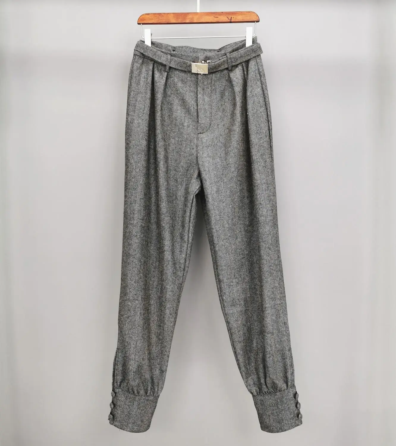 winner new women fashion wool pants trouse female casual long pants with belts ddxgz3