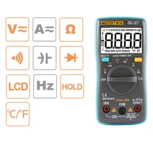 

MESTEK MT101 MT102 Digital Multimeter DC AC Voltage Current Meter Resistance Diode Capacitance Tester Multimetro Diagnostic-tool