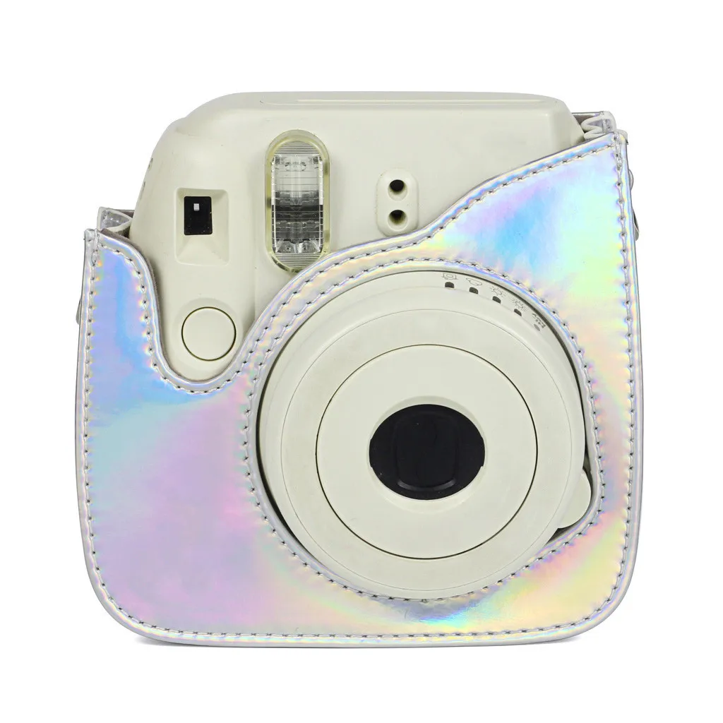 EPULA чехол для камеры Fujifilm Instax Mini 9 8 модный портативный мини-чехол из искусственной кожи для камеры+ мгновенная пленка для камеры