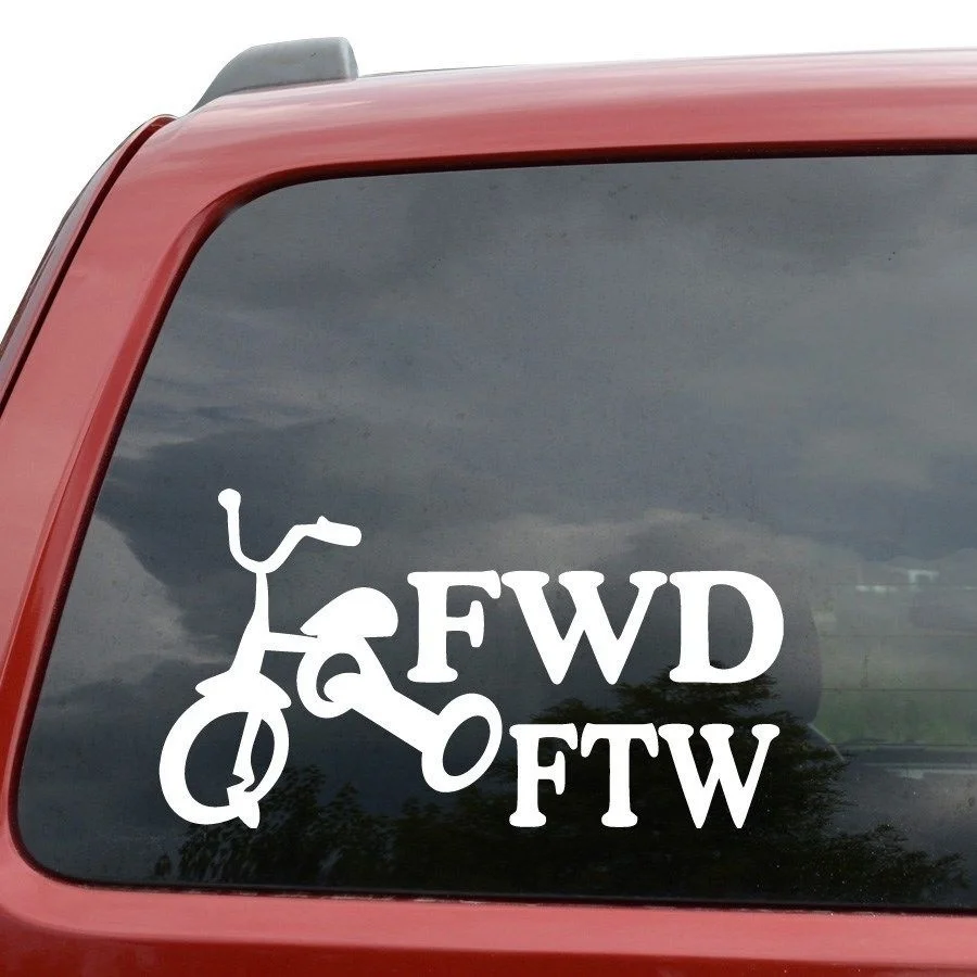 Четырехколесный привод FTW винил JDM Наклейка Стикер компьютерное окно декор для грузовиков