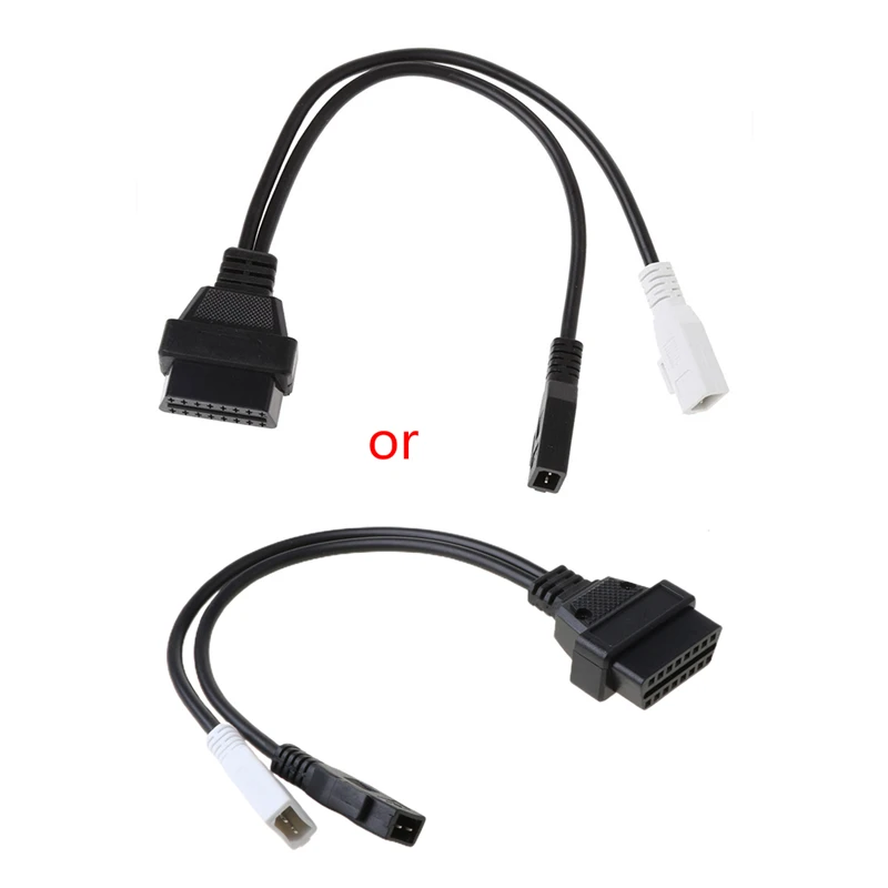 Новый 2X2 pin на 16 Pin Женский OBD2 Диагностический соединительный кабель с адаптером