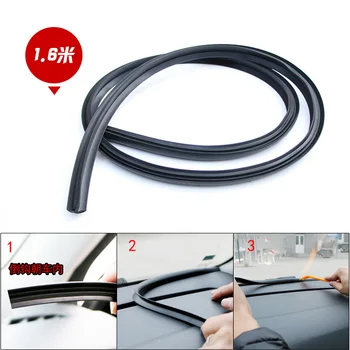 

1meter Adhesive Car Seal Strip Auto Door Window Trunk Seal Dustproof Sound Insulation EPDM RUBBER Strips Styling