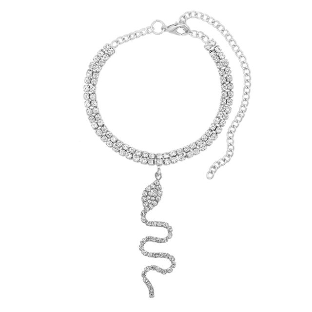 Shining Cute Butterfly Crystal Tennis Anklet for Women Gold Silver Color Boho Sandals Rhinestone Foot Ankle Chain Jewelry