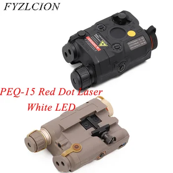 

PEQ15 Red Dot Tactical White light Battery Box Tactical flashlight Infrared IR Laser Indicator for Hunting Rifle Battery Case Element
