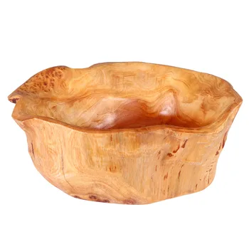 

1pc Wooden Fruit Plate Exquisite Useful Practical Storage Tray for Home