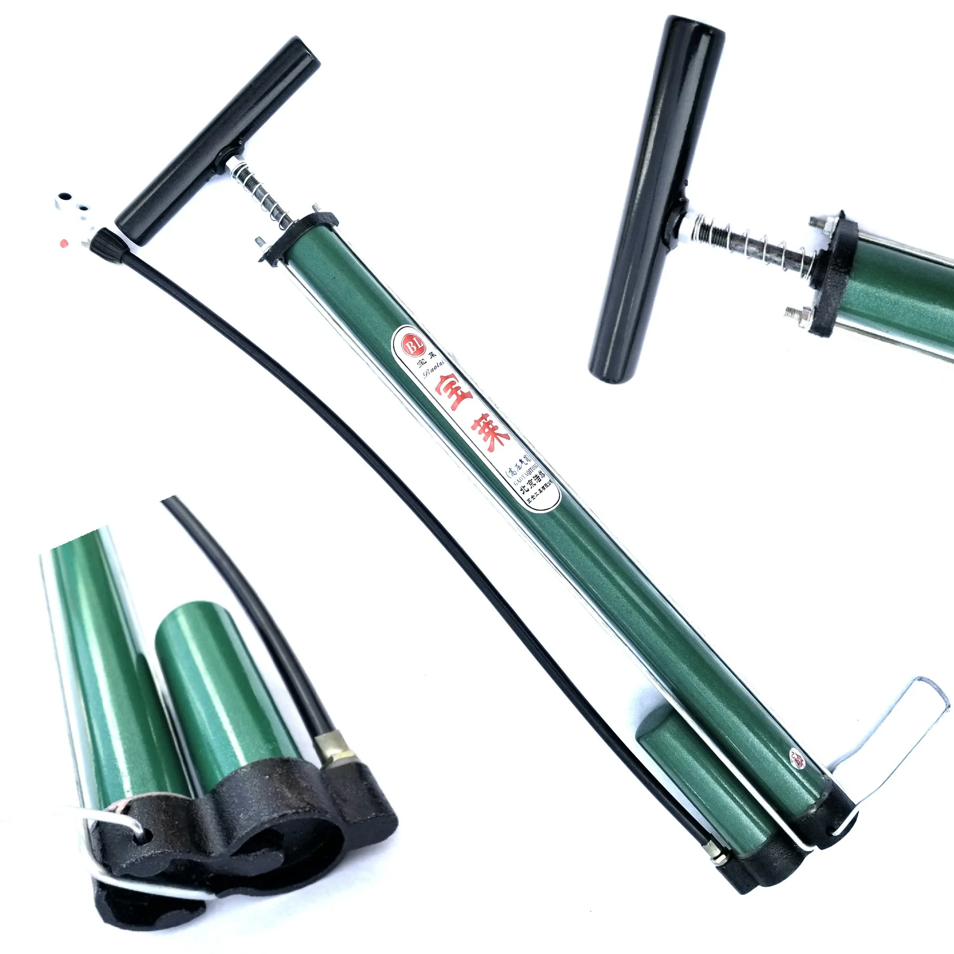 

High-pressure Steel Pipe Tire Pump Pneumatic Barrel E-Bike Motorcycle Pon Stick Daily Use the Department Store Hardware Supply o