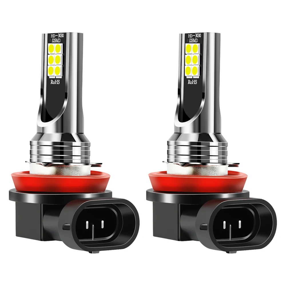 H11 H8 Led Bulbs 2pcs Car Fog Lights For BMW E46 E39 E90 E36 E60 E34 E30 F30 F10 X5 E53 Accessories car styling accessories car mirror accessories