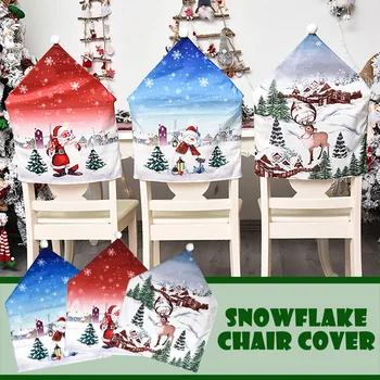

Christmas Decoration Supplies Hanging Leg Chair Cover Red Green Chair Cover Removable Slipcovers Restaurant Banquet