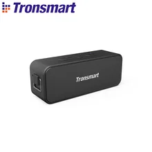 Tronsmart T2 Plus Bluetooth 5.0 Speaker 20W Portable Speaker 24H Column IPX7 Soundbar with TWS,Voice Assistant,Micro SD