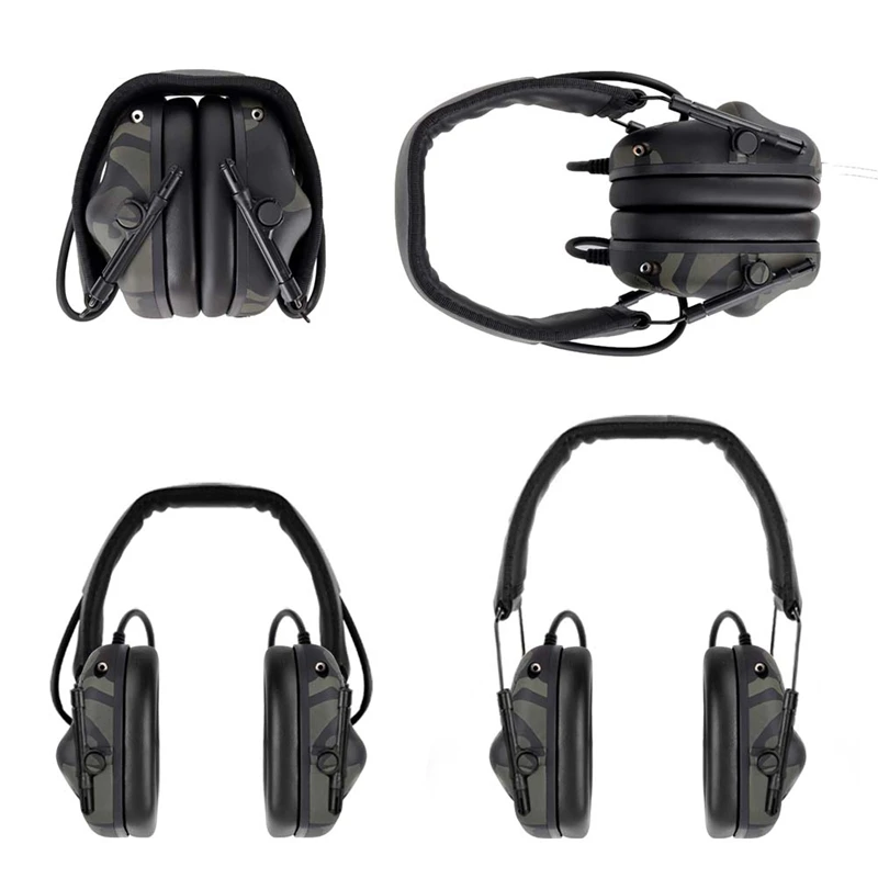 Useful Tactical Headphone Multifunction Noise Cancellation Foldable Hunting Shooting Game Protective Headset IPSC Headphone Useful Tactical Headphone Multifunction Noise Cancellation Foldable Hunting Shooting Game Protective Headset IPSC Headphone