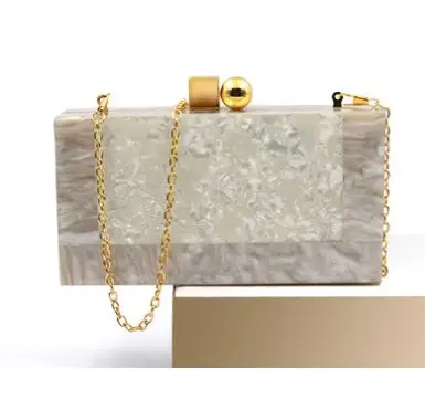 beige Новинка Marbling белый акриловый кошелек клатч роскошные сумки для женщин Bgas дизайнерская сумка-мессенджер пляжная дорожная летняя акриловая ручная сумка - Цвет: beige