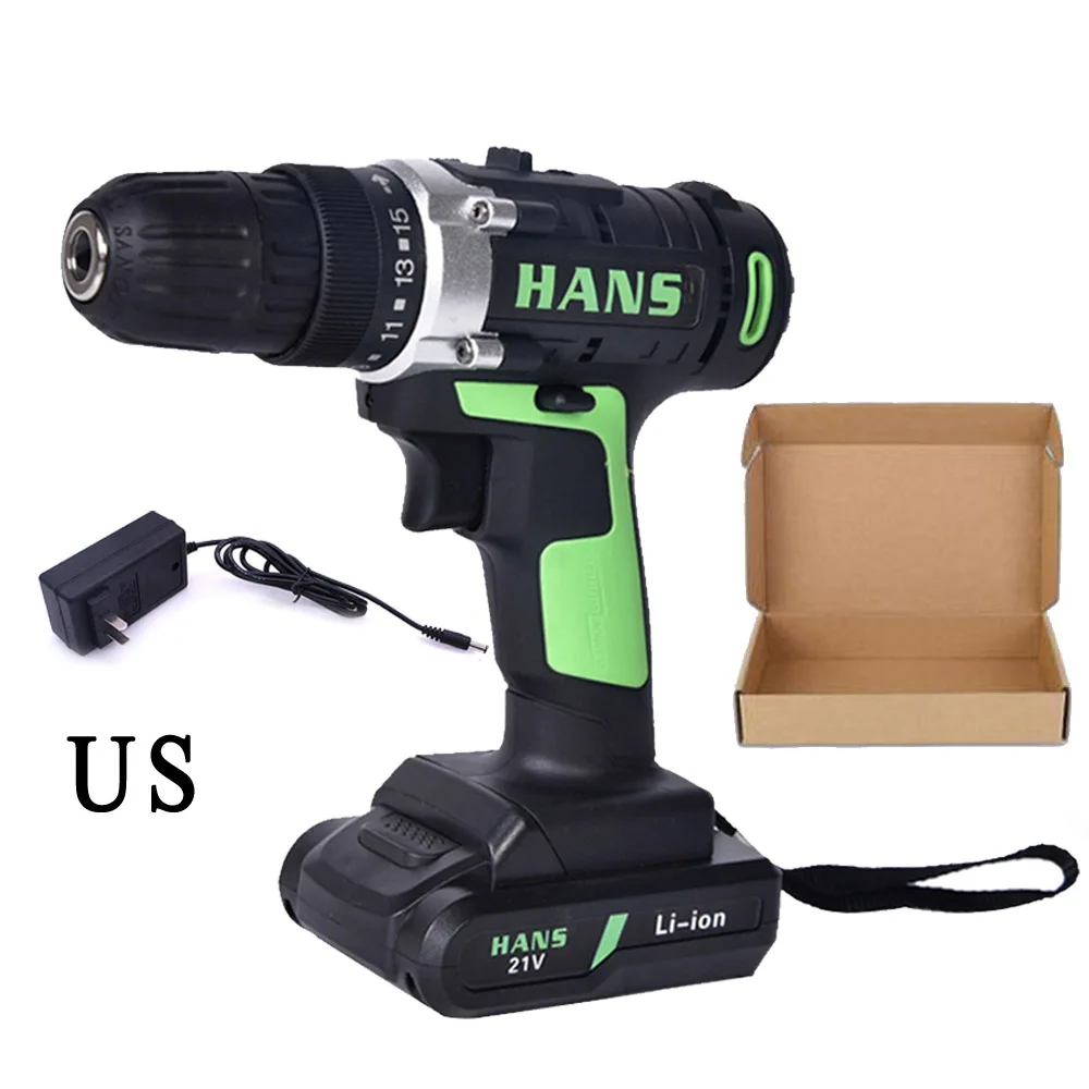 

Auto Cartridge 21V Cordless Electric Impact Screwdriver Dual Speed +Battery