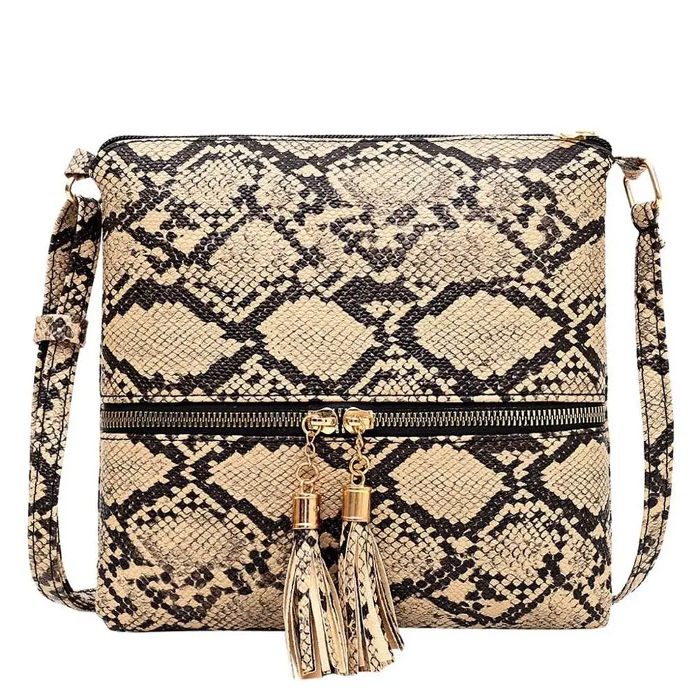 Роскошные сумки женские сумки дизайнерские змеиные маленькие квадратные сумки через плечо дикие девушки змеиный принт сумка через плечо# H10 - Цвет: jk