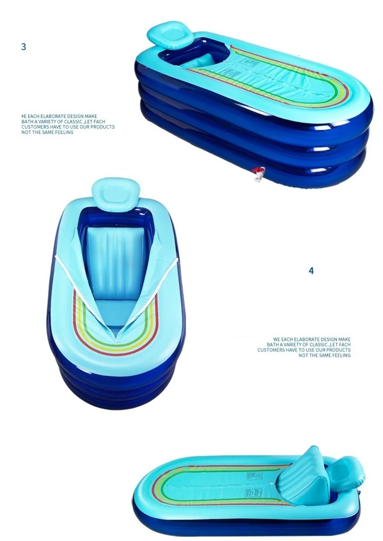 Banho Piscina Adulto Albercas Familiares Badkuip Opblaasbaar Shampooer для маленьких детей Бассейн Banheira горячая коврик для ванной надувная Ванна