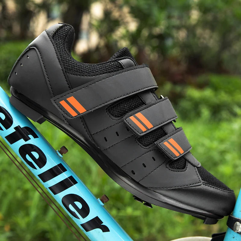 Men Women Outdoor Hook Loop Self Loking Road Bike Shoes Professional