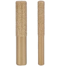 Mèche de toupie lisse en diamant brasé, 2x5mm