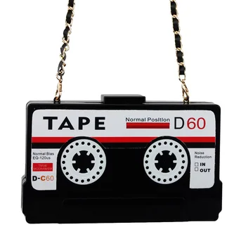 

2020 Ladies Retro Tape Acrylic Evening Bag Women Solid Color Handbags Women Dinner Clutch Purses 3 Colors