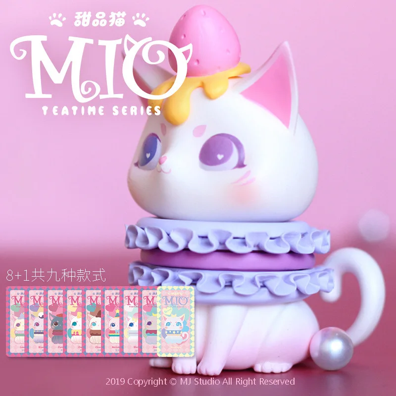 Кукла сюрприз серия Mio Teatime Кот мультяшная глухая коробка набор случайных коробок