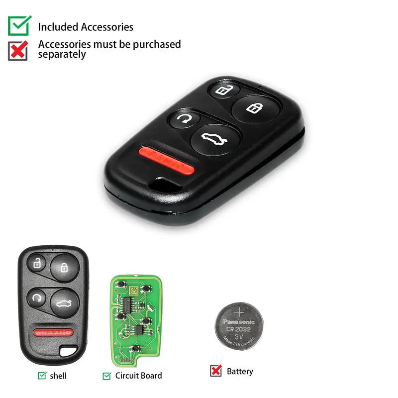 Универсальный дистанционный ключ Xhorse VVDI2 xjo03en для ключа VVDI с дистанционным