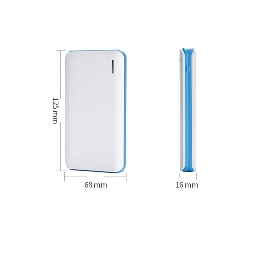 Ультра-тонкий mi ni 10000mah портативное зарядное устройство для Xiaomi mi iPhone samsung внешняя батарея банк питания Зарядка повербанк