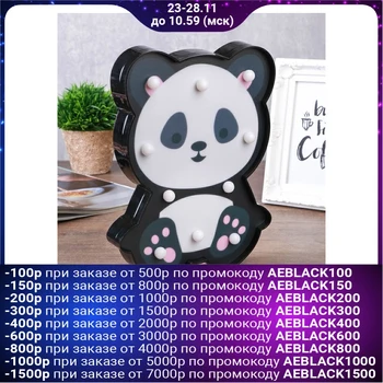 

Night light "Panda" 10xLED batteries 2xAA 20.5x2.8x23 cm.