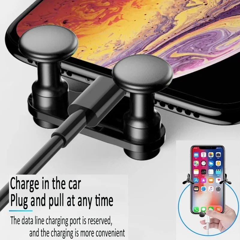 Автомобильный держатель для телефона Tongdaytech для Iphone X XS 11 Pro Max, автомобильный держатель для мобильного телефона на вентиляционное отверстие, подставка для смартфона