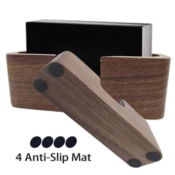 

Card Display Holder Desk Case Business Filing Single Compartment Wood Practical Shelf Tables Organizer Storage Professional Box