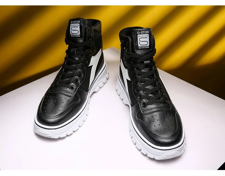 new High Top men vulcanized shoes men Platform Sneakers Male Casual shoes Man Non-slip comfortable board Shoes Sapatos Masculino