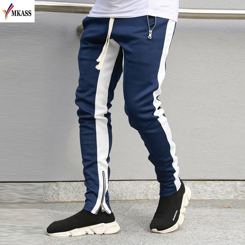 

New European And American Fashion Trousers Zippered Feet Autumn Trousers Leisure Mountaineering Trousers Running Pants