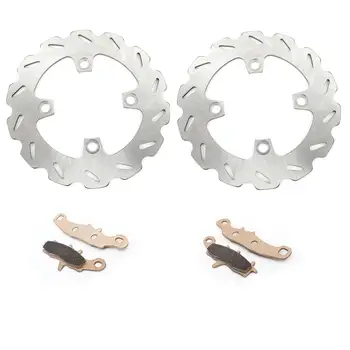 

BIKINGBOY ATV Front Brake Discs Disks Rotors Pads For Suzuki LT-V LTV 700 FK4 FK5 Twin Peaks 700 4x4 2004 2005 04 05