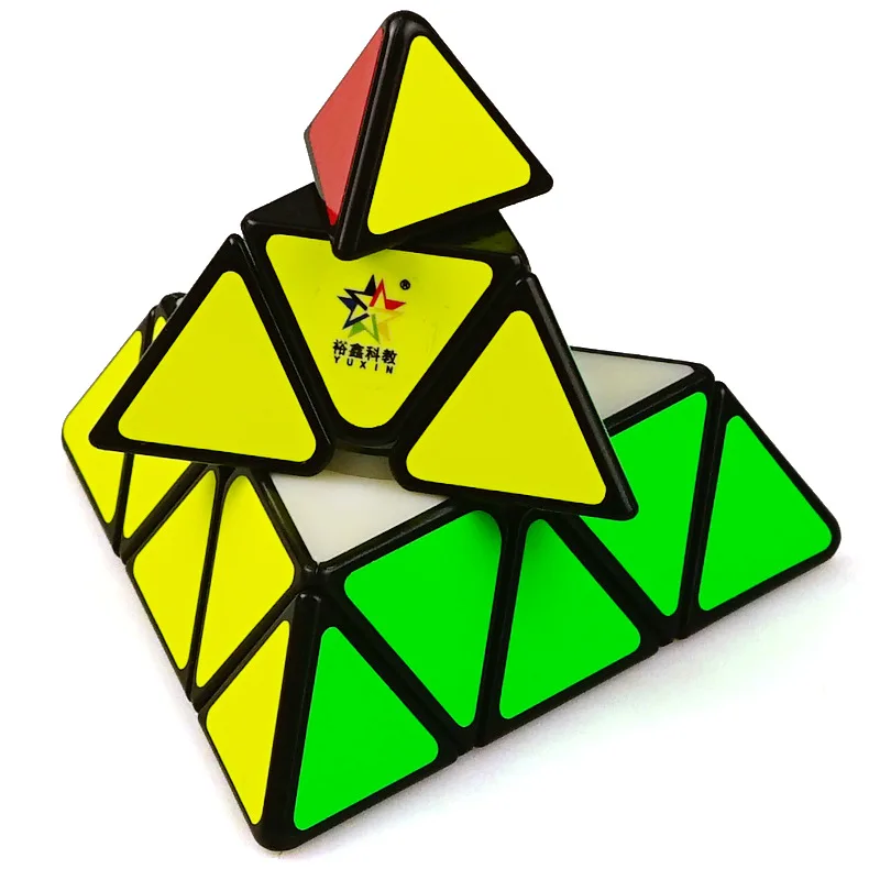 [Yuxin Huanglong Pyramid] Игрушка-игрушка, профессиональная Магнитная игра, Кубик Рубика, треугольный ненормальный куб