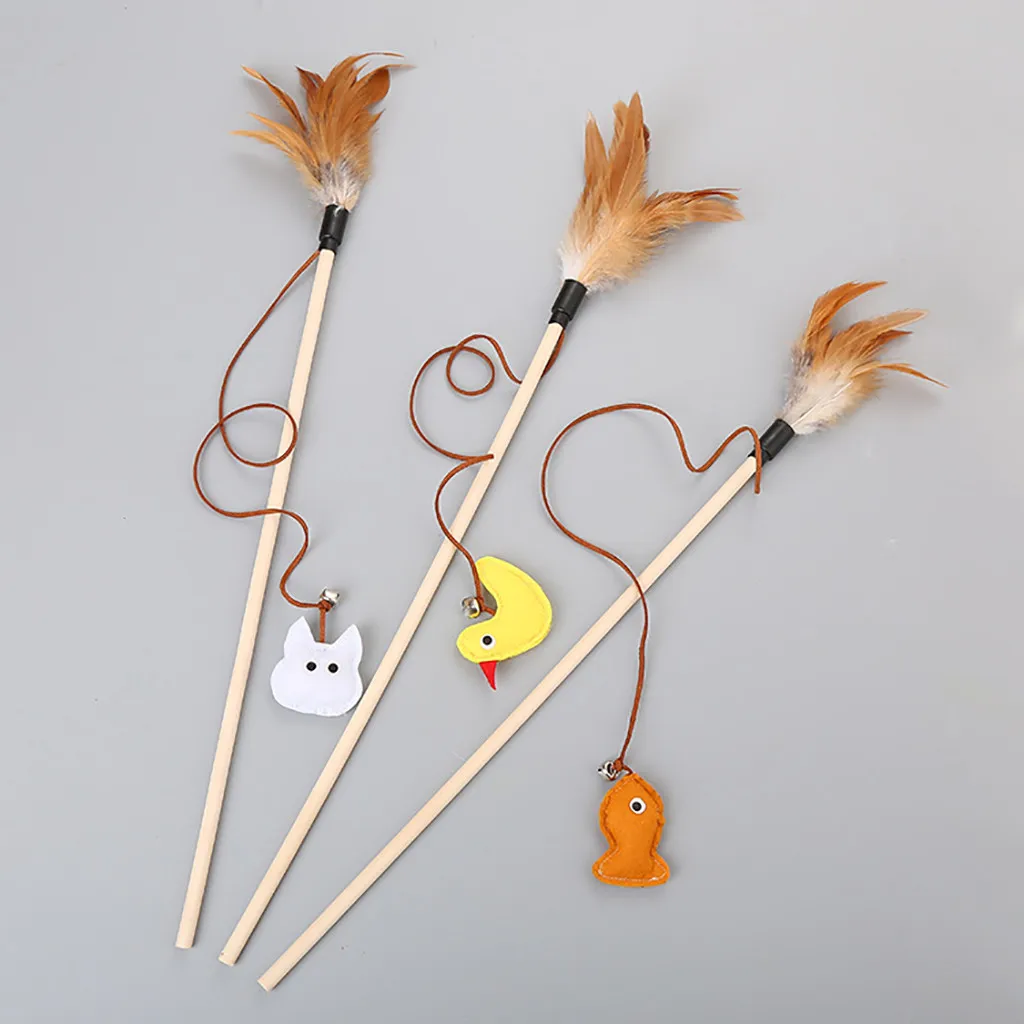 Игрушка Для Кошек, смешная рыба, перо, колокольчик, кошка, барабанные палочки Rods, декомпрессионная игрушка Для Кошек, игрушка Для Кошек, Katten Speelgoed