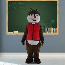 Костюм талисман белка, вечерние костюмы для костюмированной вечеринки, костюмы для взрослых на Хэллоуин, с фабрики