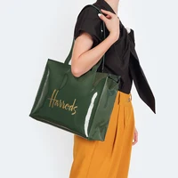 New Fashion Jelly Handbag for Women – Eco-Friendly Waterproof PVC Flower Tote, Reusable Shoulder Shopper Bag for Daily Use & Travel - Image 2