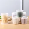Double Layer Vegetables Sealed Keeper Fresh Storage Box With Drain Basket Refrigerator use Draining Crisper Strainers Container 2