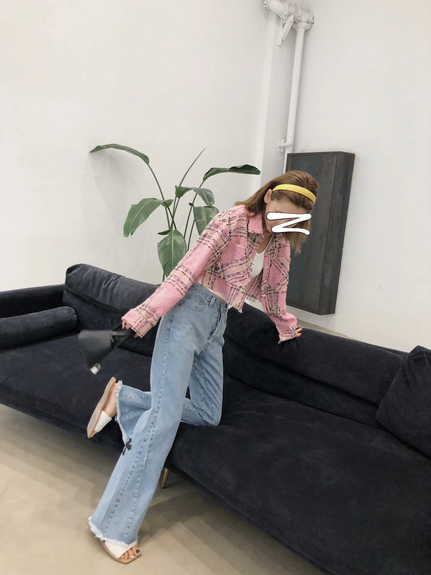 Ретро Hong Kong рубашка с длинными рукавами женская Ранняя осень стиль юное чувство дизайна не-основной корейский стиль