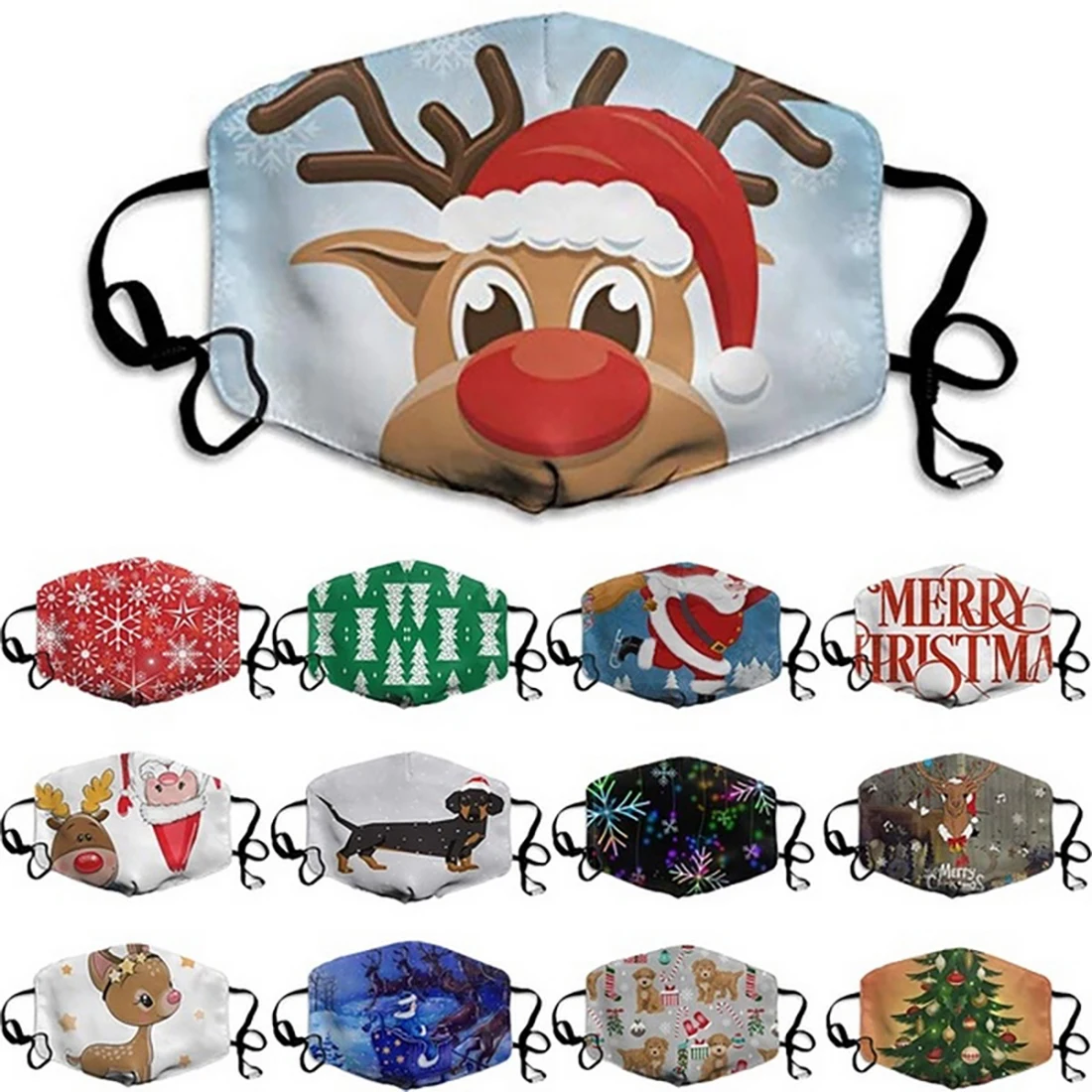 

Christmas Decoration Unisex Shining Fashion Elastic Maks Dance Party Cosplay Masks Face Jewelry 2020 Dropshipping
