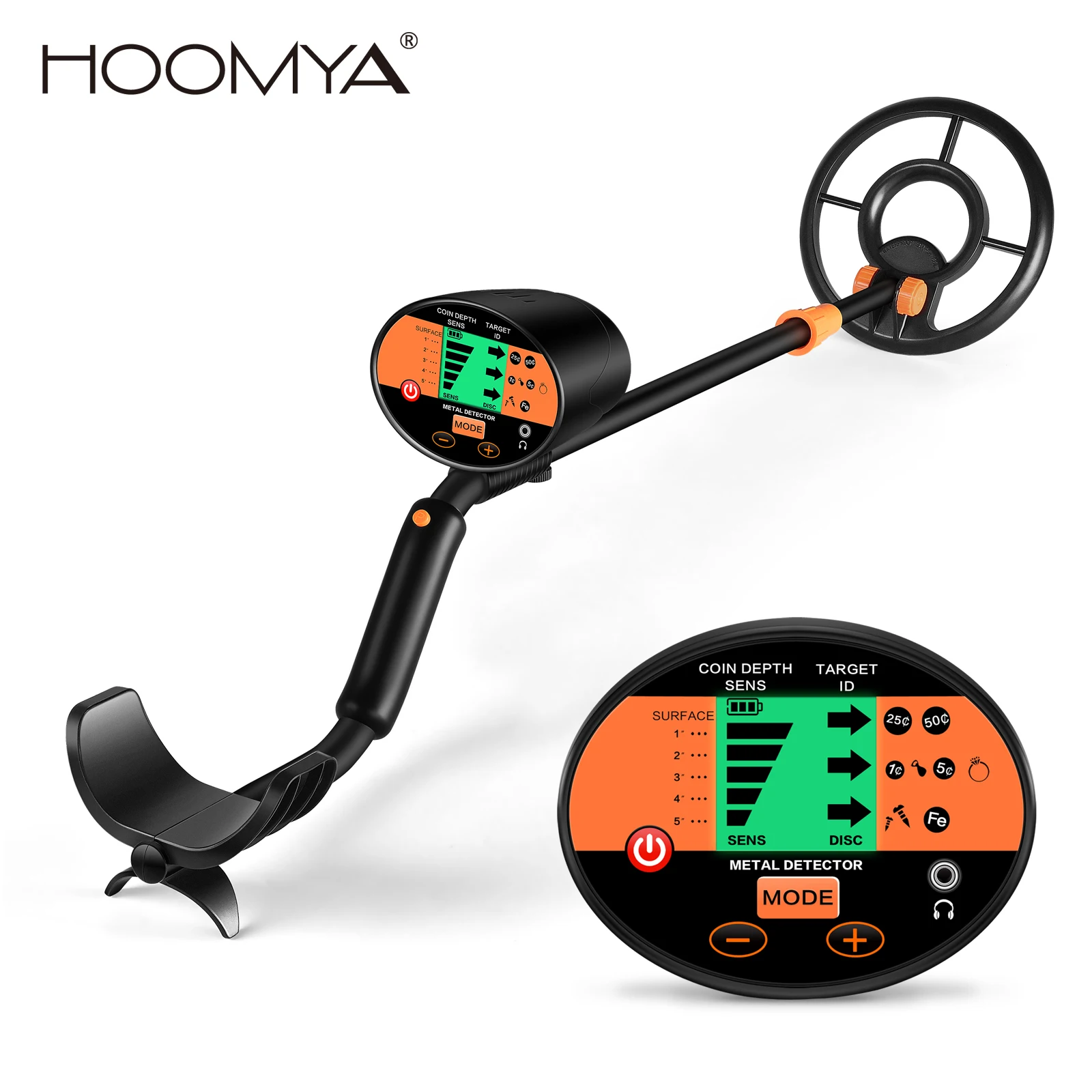 

Underground Metal Detector Multifunctional Gold And Silver Digger Treasure Hunter MD-3060 LCD Display