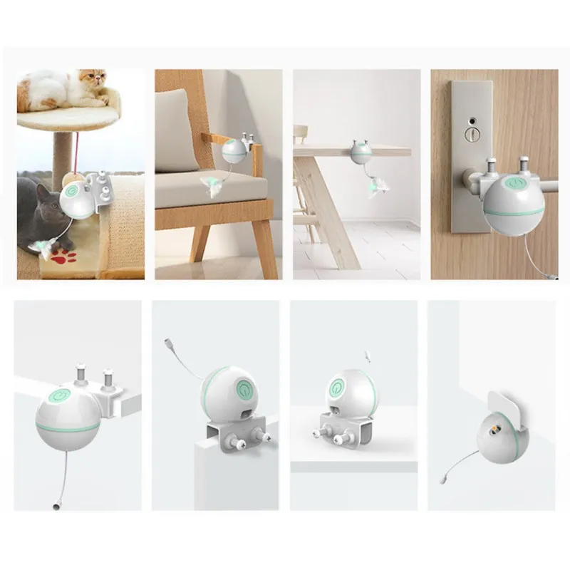 USB кошка Электрический Дразнилка для кошки палочка перо(съемный) автоматический котенок мяч игрушка Котик-Тизер Игрушка Собака интерактивная игра
