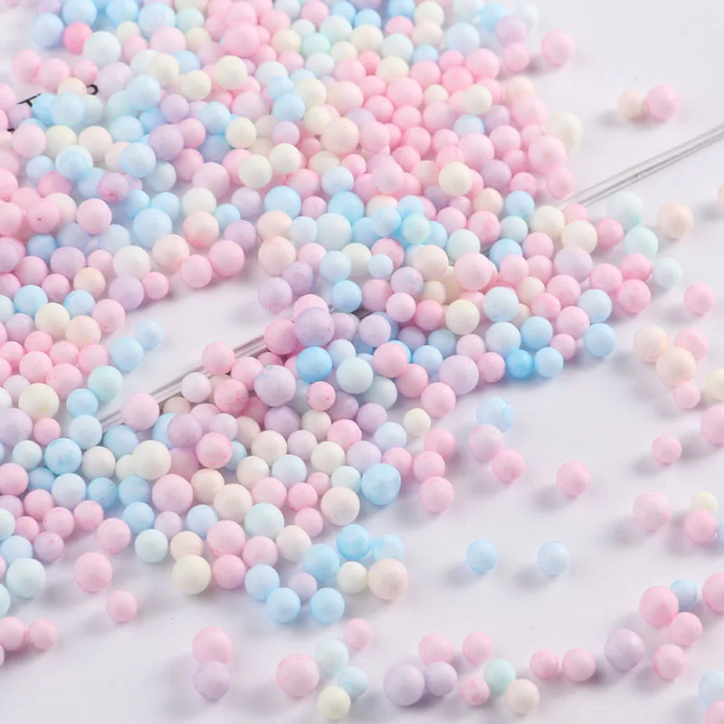 Diy Soft Fluffy Slime Mini Crystal Beads Assorted Colors Polystyrene  Styrofoam Filler Foam Beads Balls Crafts Slime Foam Beads - Modeling  Clay/slime - AliExpress
